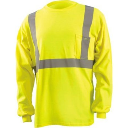 OCCUNOMIX OccuNomix Classic Wicking T-Shirt W/ Sleeve Stripes, Class 3, ANSI Hi-Vis Yellow, XL, LUX-SSETP3-YXL LUX-SSETP3-YXL